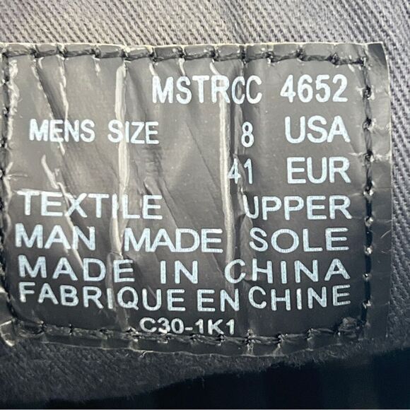 Lugz Men's Strider 2 Moc Toe Navy Blue Denim Canvas Chukka Sneaker Size 8 - Picture 6 of 10